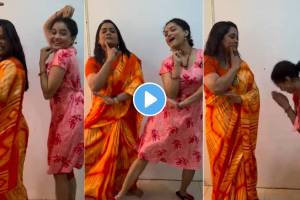 maharashtrachi hasya jatra fame shivali parab and chetana bhat dances on bai ga song