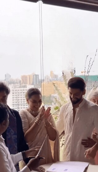 Actors Sonakshi Sinha and Zaheer Iqbal are finally married photos viral