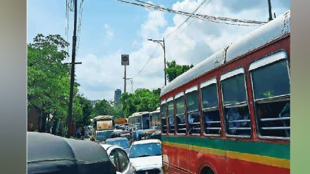 Traffic congestion continues on Ghodbunder road