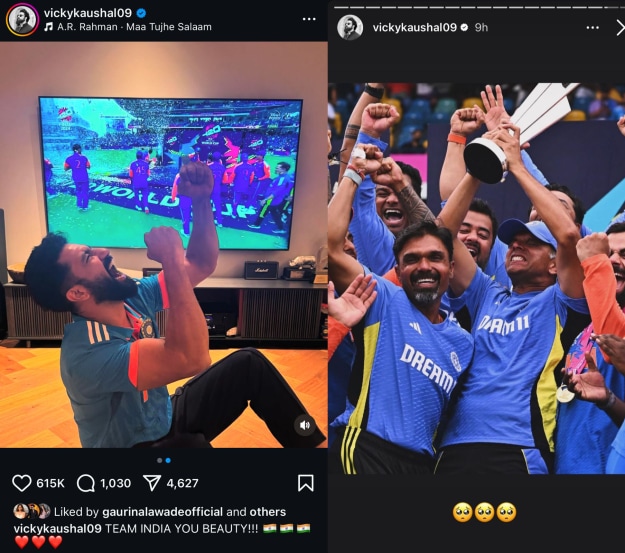 vicky kaushal T 20 worldcup won by india bollywood celebrity wishes shared social Media post