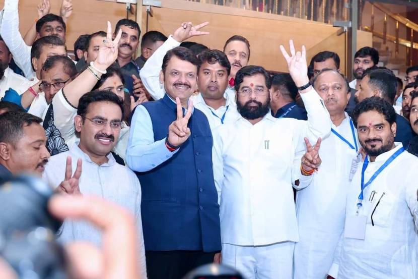 mahayuti leaders after wining the maharashtra Legislative Council election