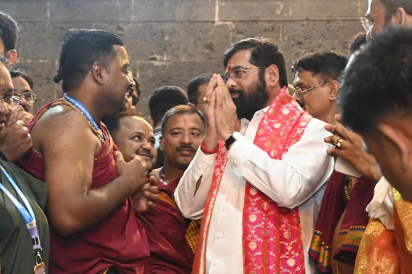 Mahapuja of Vitthal Rukmini was completed by Chief Minister Eknath Shinde