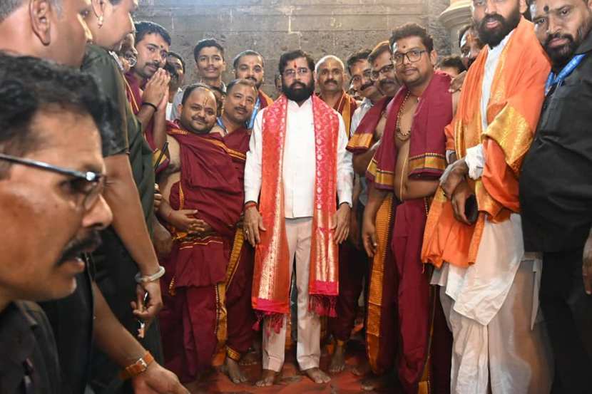 Mahapuja of Vitthal Rukmini was completed by Chief Minister Eknath Shinde