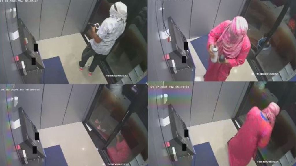 theft of lakhs of rupees by breaking the ATM