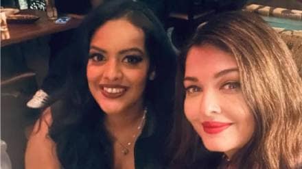 Aishwarya Rai Bachchan holidays in USA sans Abhishek Bachchan, catches up with a fan See pics