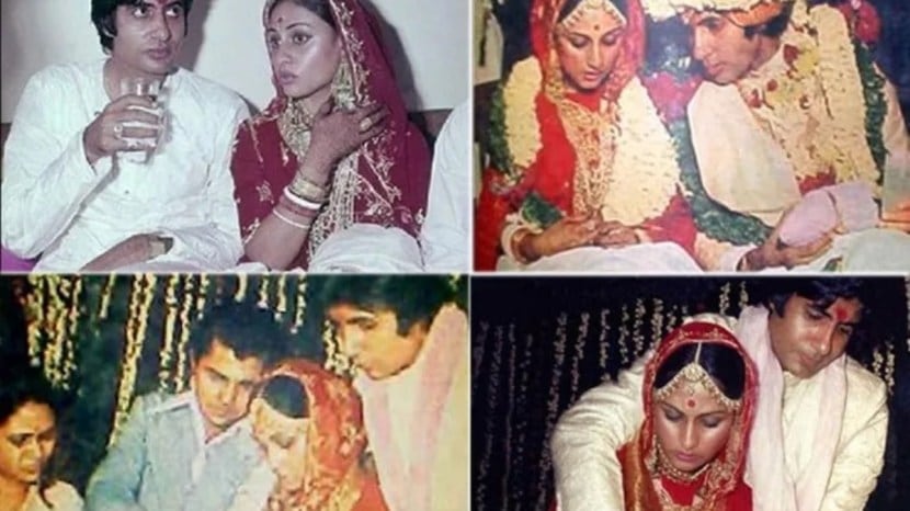 Amitabh bachchan Jaya Bachchan wedding photo