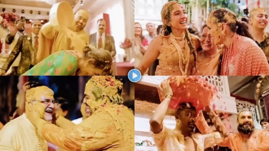 Anant Ambani Radhika Merchant Haldi Video