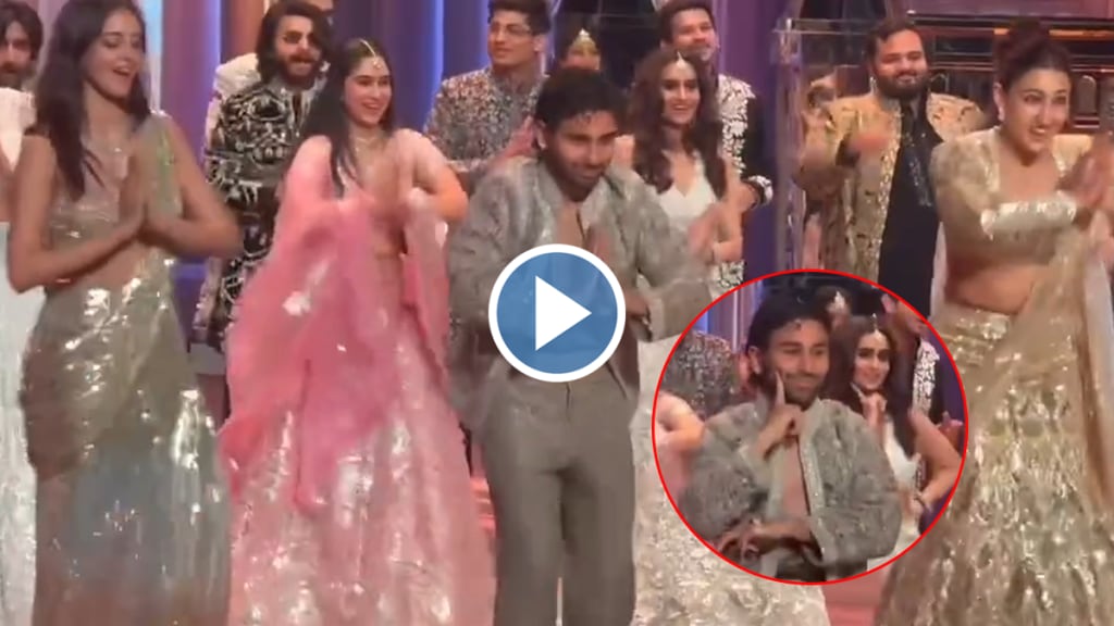 Anant Ambani Radhika Merchant sangeet Orry, Sara Ali khan, Ananya Pandey danced on 26 year old song