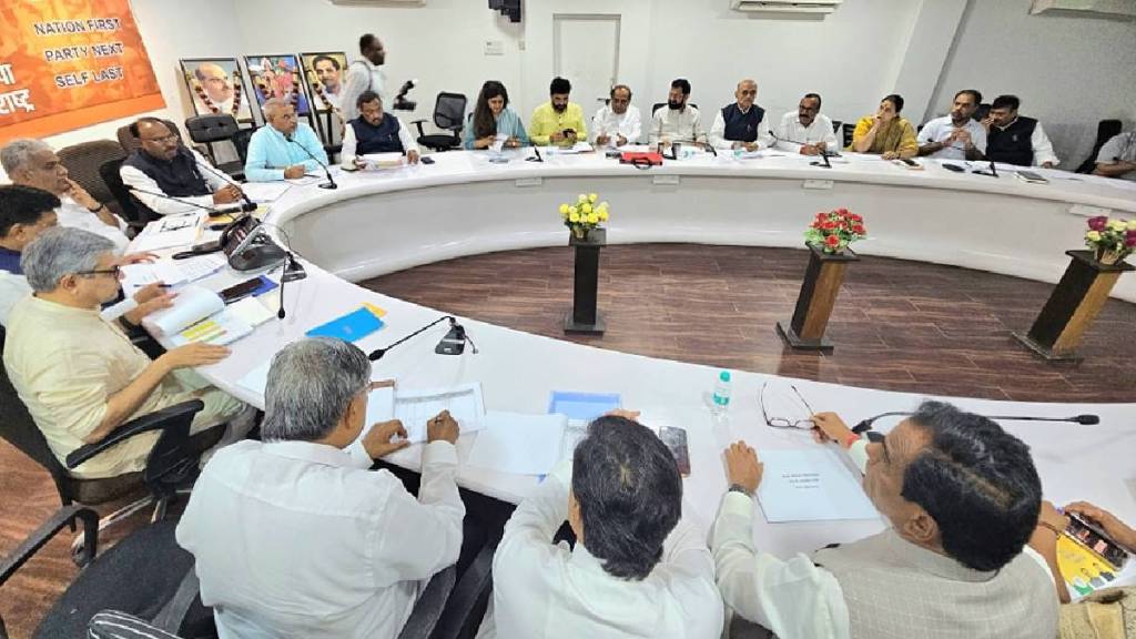 BJP state executive meeting, Balewadi, pune, police force deployed