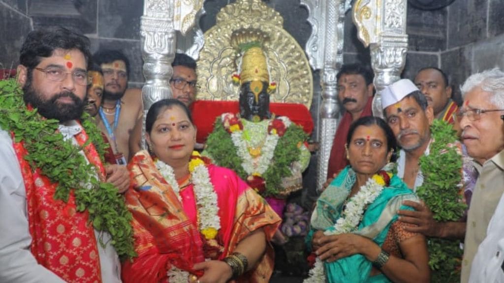 CM Eknath Shinde in Pandharpur Mahapuja