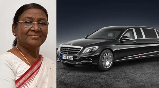 President Droupadi Murmu’s official car and vehicles used by previous Indian Presidents