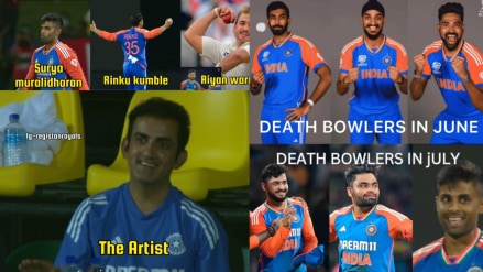 India vs sri lanka 3rd t20 live updates in marathi Gambhir memes go viral after Surya Rinku turn bowling heroes