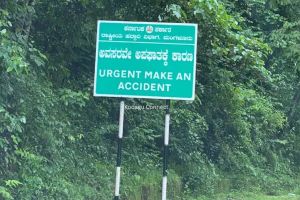 Karnataka Highway Warning Signboard