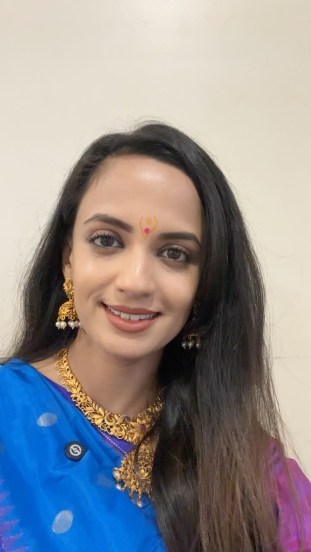 Ketaki Mategaonkar Blue Paithani Saree