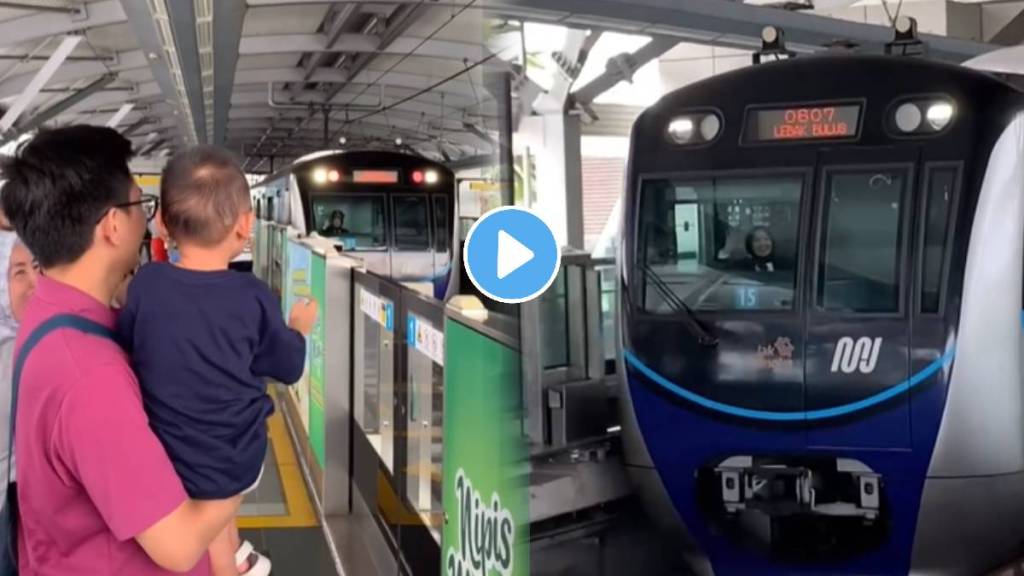 Loco Pilot Mom Surprises Son Operating Metro