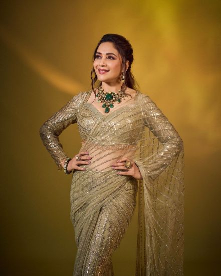 Madhuri Dixit At Anant Radhika Sangeet