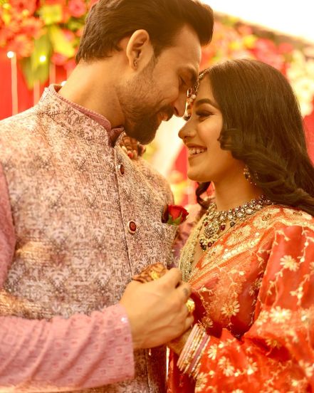 Manasi Naik Ex Husband Pardeep Kharera Engagement photos