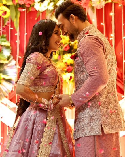 Manasi Naik Ex Husband Pardeep Kharera Engagement photos 