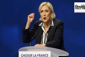 Who is Marine Le Pen who is taking French politics to the right