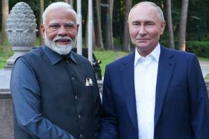 Narendra Modi and vladimir putin