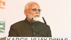 Narendra Modi in Kargil Vijay Diwas : “पाकिस्तानने आपल्या इतिहासातून…”; कारगिल विजय दिनानिमित्त पंतप्रधानांचा दहशतवाद्यांना इशारा!