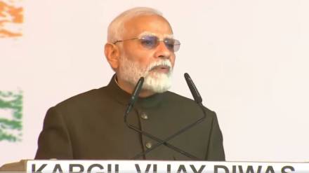 Narendra Modi in Kargil Vijay Diwas