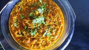 How To Make Dhaba Style tomato Sev Or Shev Bhaji Recipe In 10 Minutes