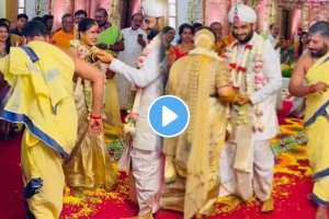 Guruji danced after the bride and groom marriage