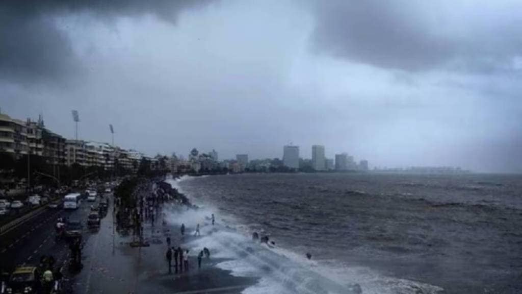 Mumbai, High tide, sea,