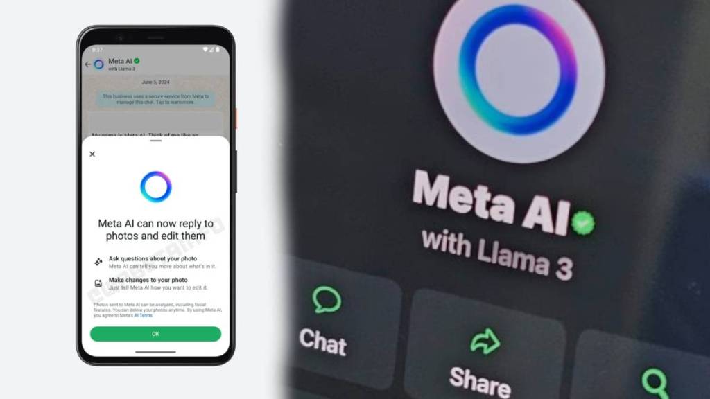 Meta Company started testing a new AI capability on WhatsApp which enables users to analyse and edit an image instantly