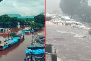 Flood, Raigad, rain, Nagothane,