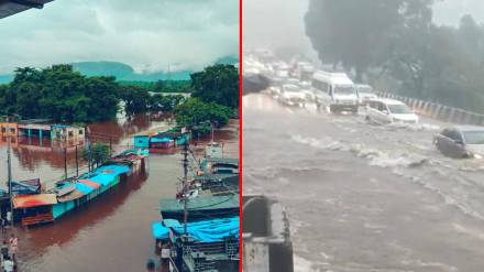 Flood, Raigad, rain, Nagothane,