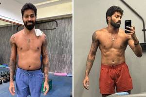 Hardik Pandya Shares Post on His Fitness