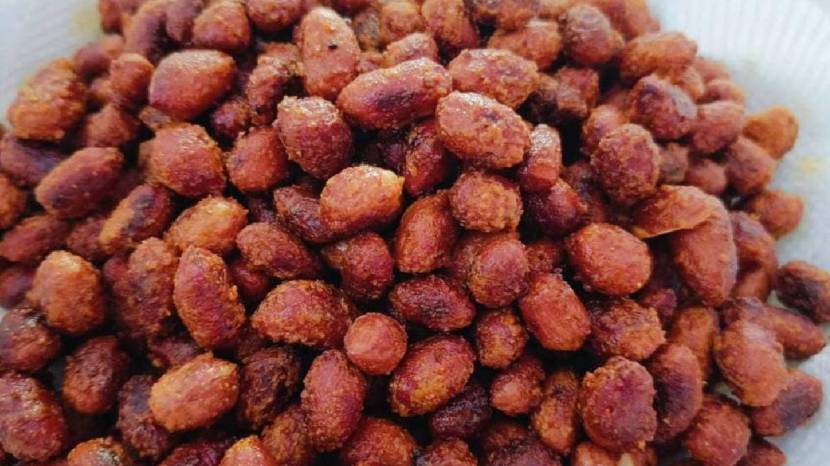 Ten Minutes Masala Peanuts Besan Coated Masala Peanuts How To Made this Easy Snack Note down Marathi Recipe