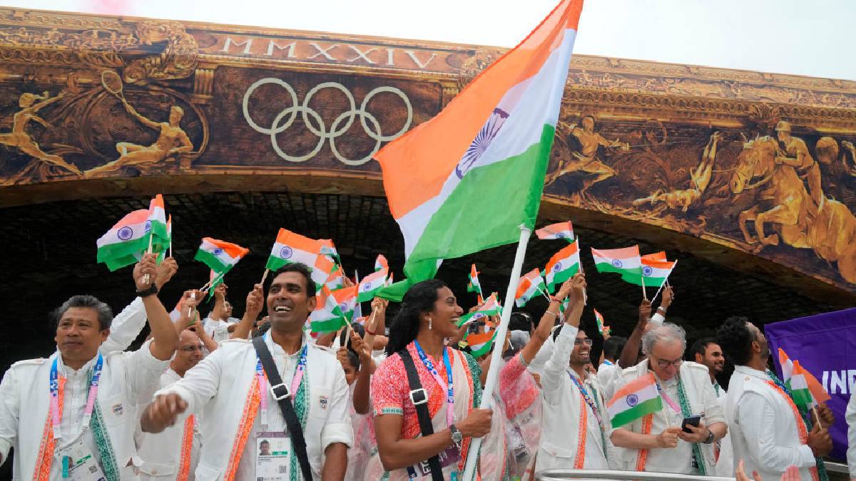 Paris Olympics 2024 Opening Ceremony highlights in Marathi