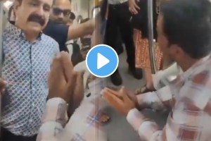 Viral VIDEO: Man Slaps & Kicks Thief Caught Stealing Purse Inside Delhi Metro
