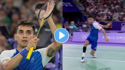 Badminton Star Lakshya Sen Back shot video