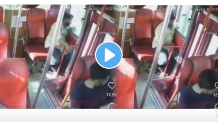 Man lose his hand who was seating in bus window seat shocking accident video