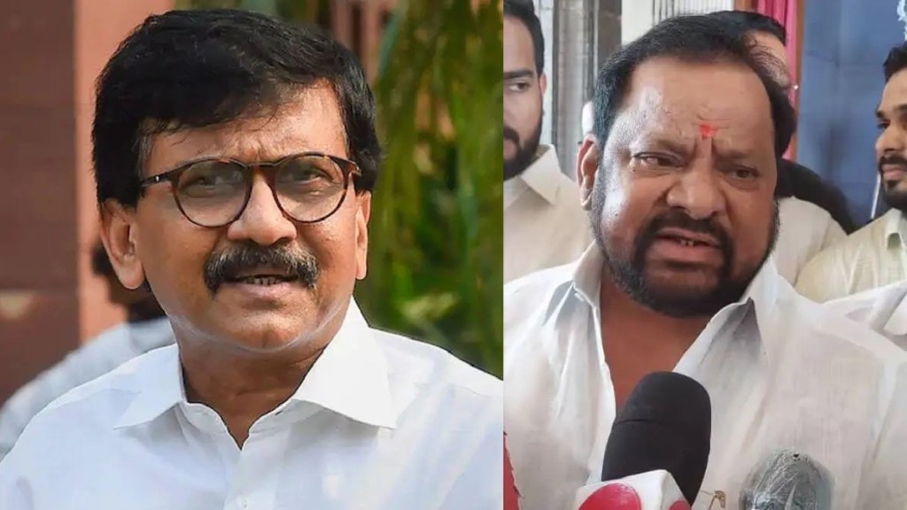 shahaji bapu patil criticized sanjay raut