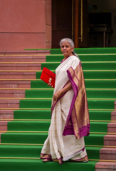 Nirmala Sitharaman Saree Budget 2024