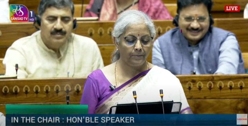 Nirmala Sitharaman Saree Budget 2024