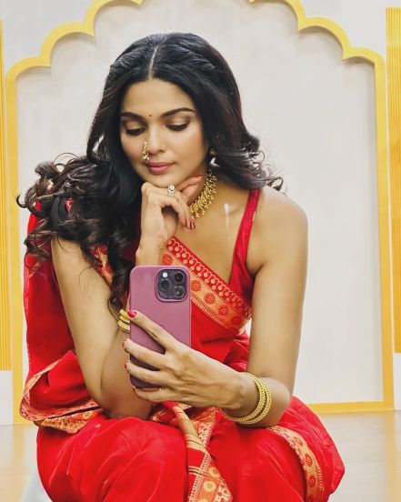 Pooja Sawant Sharara Dress Look