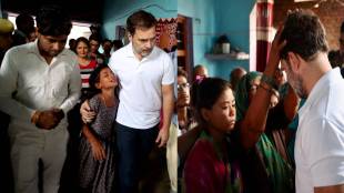 Rahul Gandhi Meet Hathras Families