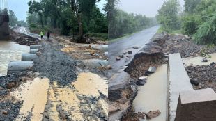 first rain and roads worth one thousand crores were washed away