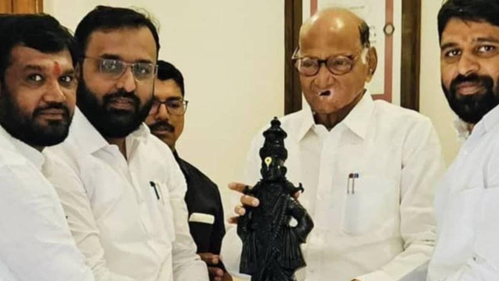 Bhagirath Bhalke meet Sharad Pawar