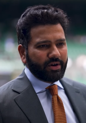 Indian captain Rohit Sharma at Wimbledon latest photos