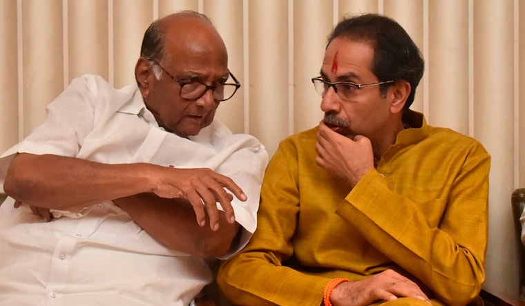 Sharad Pawar and Uddhav Thackeray 