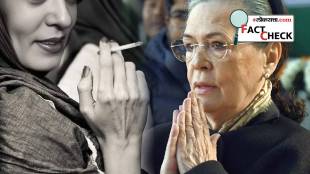 Sonia Gandhi With cigarette Viral Photo