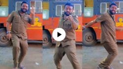VIDEO : एसटी कंडक्टरने केला भन्नाट डान्स, व्हिडीओ पाहून नेटकरी म्हणाले, “म्हणून बस उशीरा येते…”