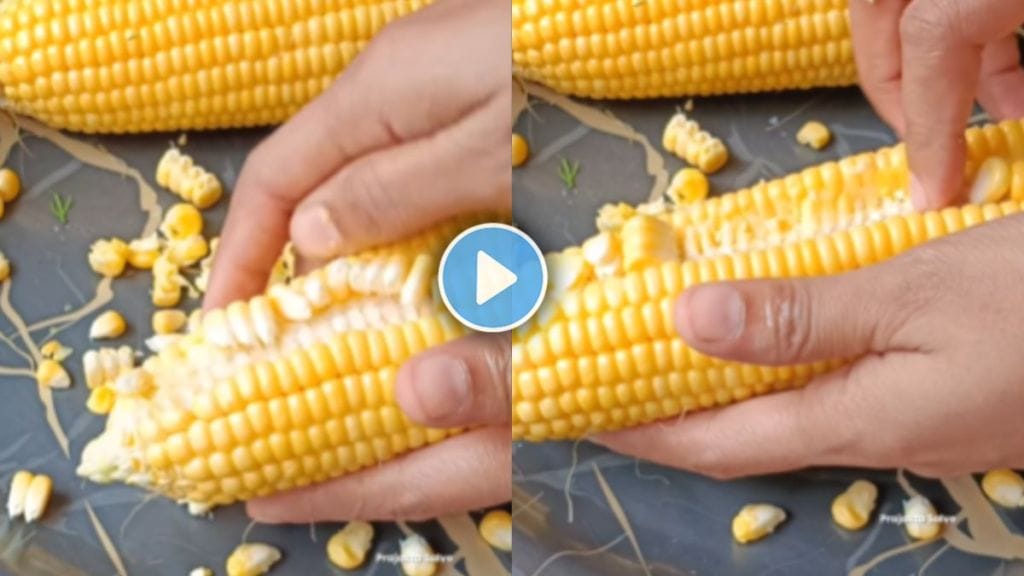 how to remove corn seeds easily